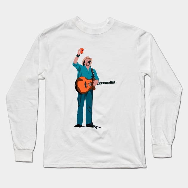 toby keith Long Sleeve T-Shirt by Deni id